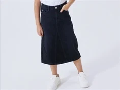 Name It black denim long nederdel